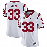 USC Trojans 33 Marcus Allen White College Football Jersey Dzhi,baseball caps,new era cap wholesale,wholesale hats